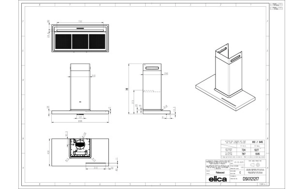 Аспиратор Elica BIO BLRO 90